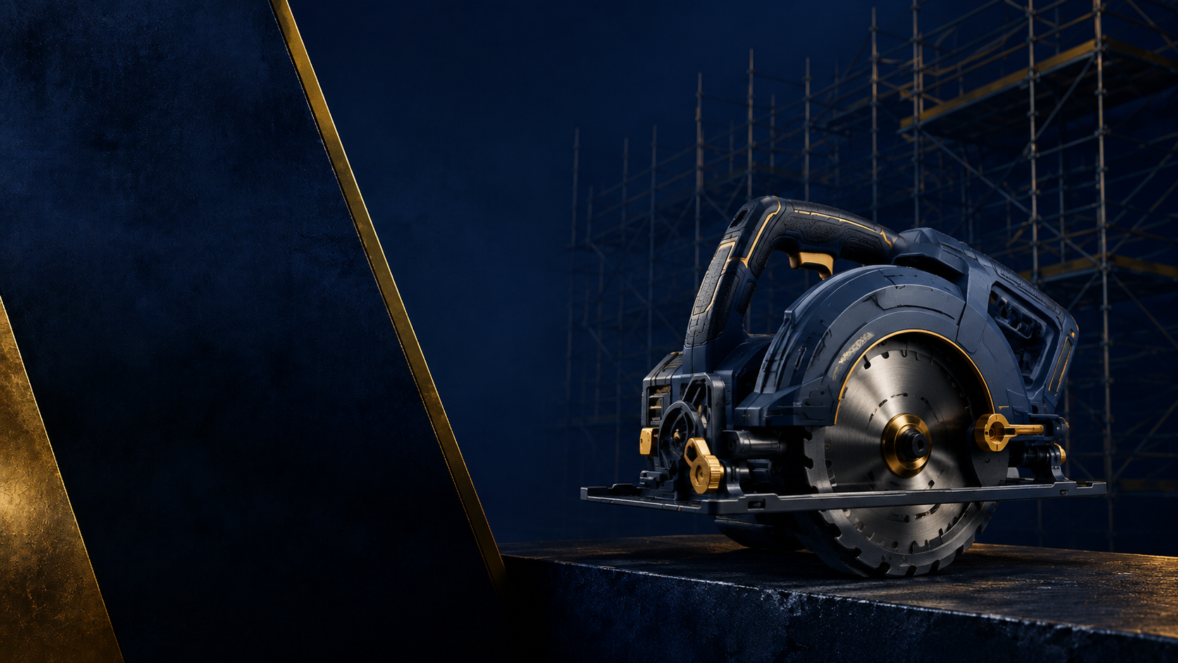 Industrial circular saw and tool range